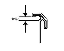 Stainless Steel Outside Corner Molding